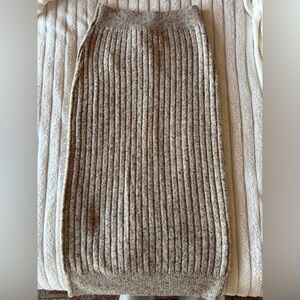 Mango sweater fitted midi skirt